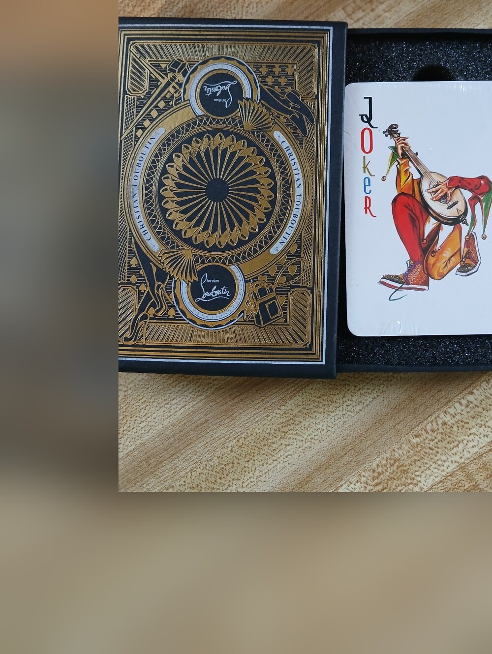 Christian Louboutin NEW Full Deck of Playing Cards NIP & Hard case